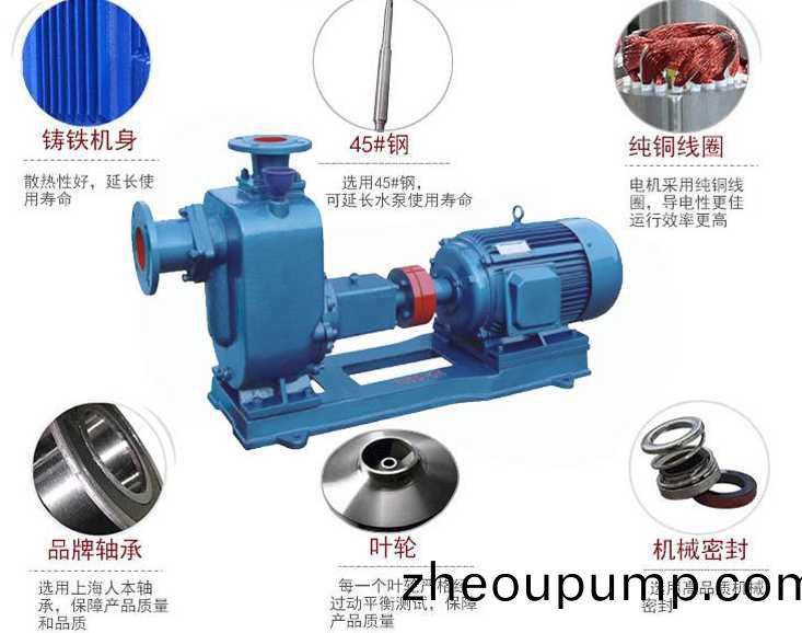 ZW自吸排(pai)汚泵(beng)分(fen)解(jie)圖